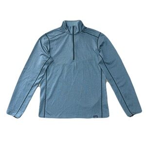 Patagonia Capilene Quarter Zip Midweight Baselayer in Grey, Men’s size Small